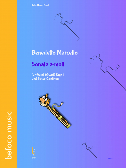 Marcello, Benedetto - Sonate für Quint (Quart-) Fagott und Klavier